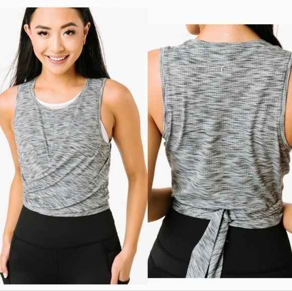 Zyia Plus Size XXL Mint Infinity Workout Tank Top - Picture 2 of 7